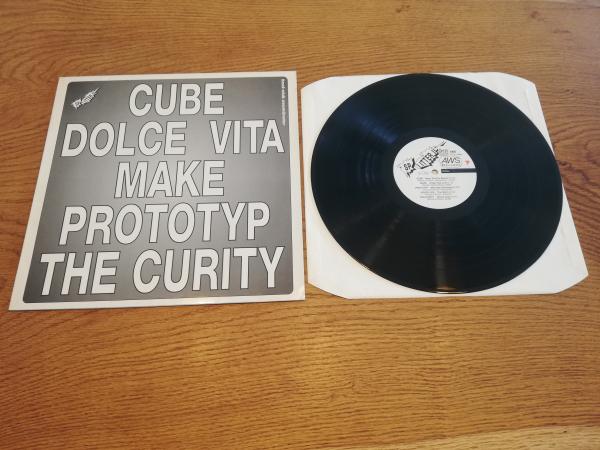 Cube Dolce Vita make Prototyp the Curity 1990 AWS Records Beat-Club Neumünster  Deutsche Pressung VG+/VG+